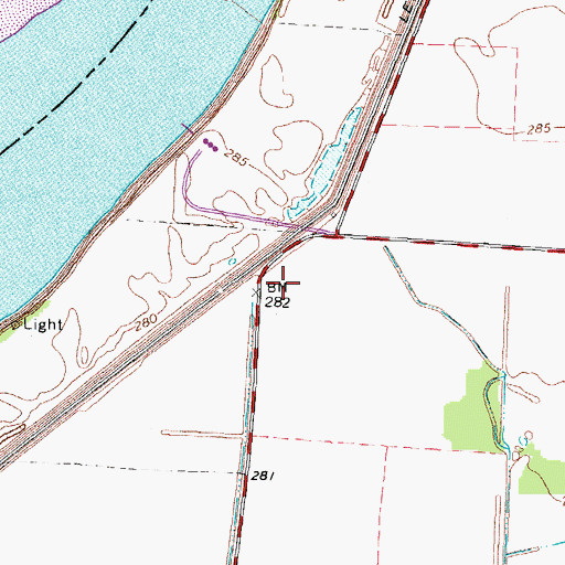 Topographic Map of Commissioner District 2, TN
