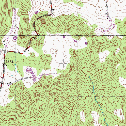 Topographic Map of Commissioner District 2, TN
