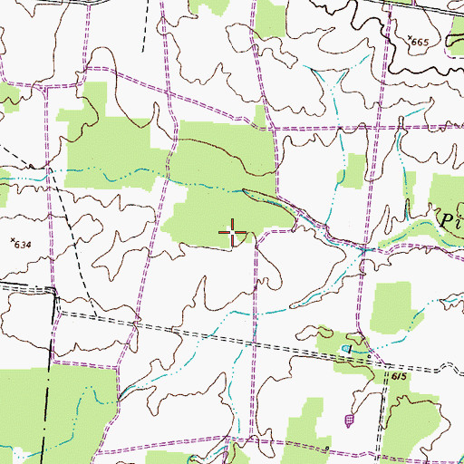 Topographic Map of Commissioner District 2, TN