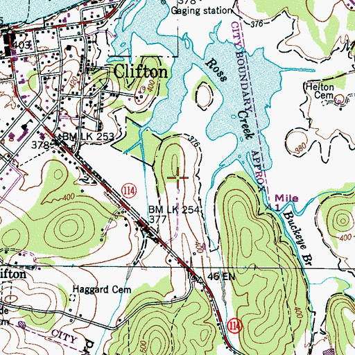 Topographic Map of Commissioner District 2, TN