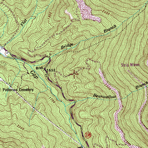 Topographic Map of Commissioner District 4, TN