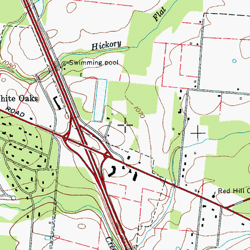 Topographic Map of Commissioner District 4, TN