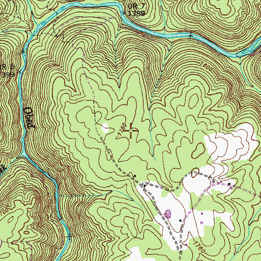 Topographic Map of Commissioner District 4, TN