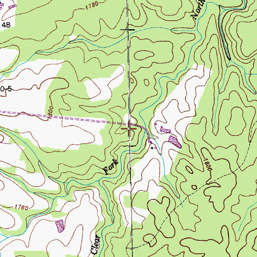 Topographic Map of Commissioner District 4, TN