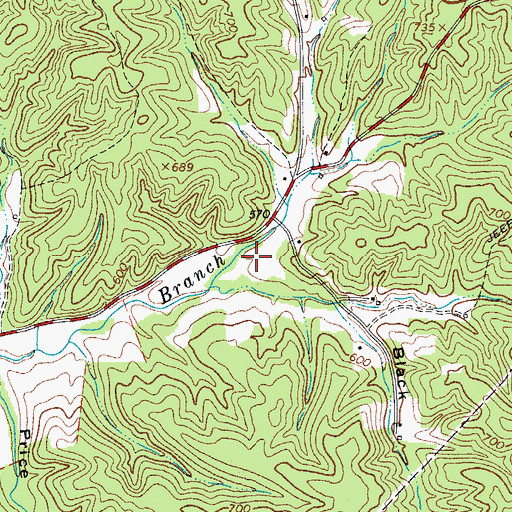Topographic Map of Commissioner District 4, TN