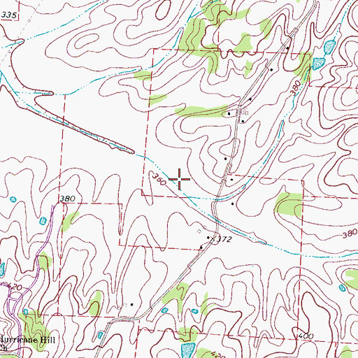 Topographic Map of Commissioner District 4, TN