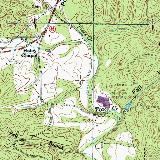 Topographic Map of Commissioner District 4, TN