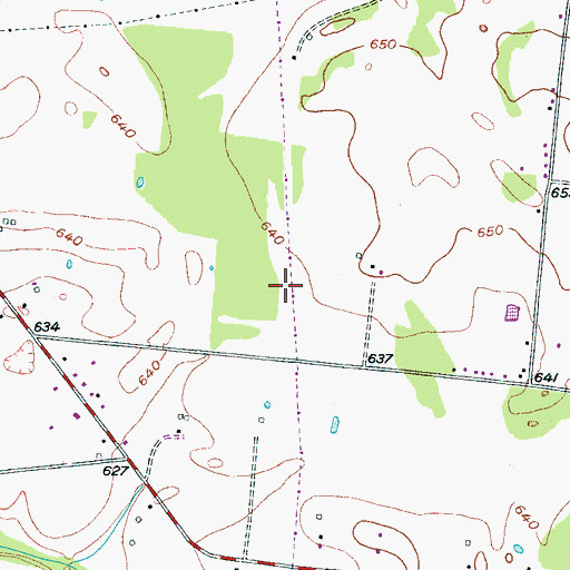 Topographic Map of Commissioner District 21, TN