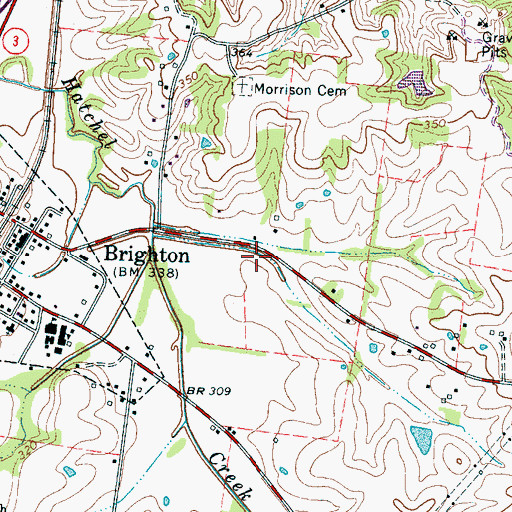 Topographic Map of Commissioner District 9, TN