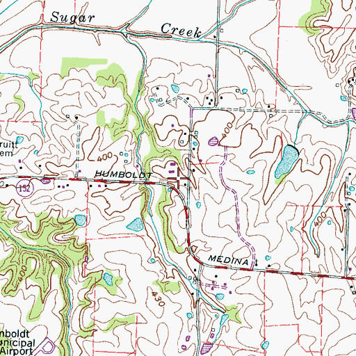 Topographic Map of Commissioner District 3, TN