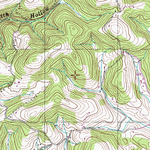 Topographic Map of Commissioner District 3, TN