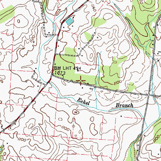 Topographic Map of Commissioner District 3, TN