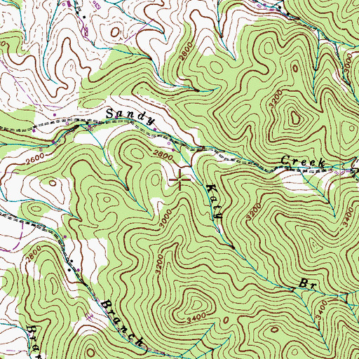 Topographic Map of Commissioner District 3, TN