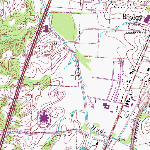 Topographic Map of Commissioner District 3, TN