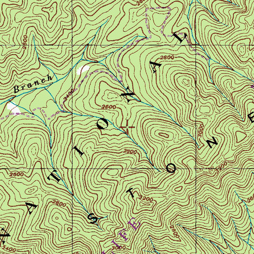 Topographic Map of Commissioner District 3, TN