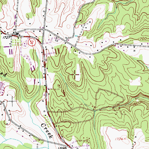 Topographic Map of Commissioner District 1, TN