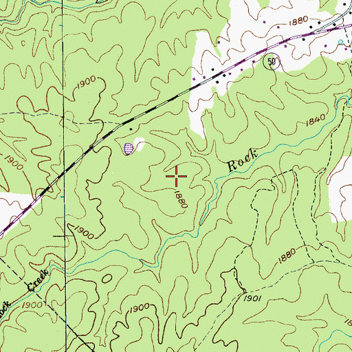 Topographic Map of Commissioner District 1, TN