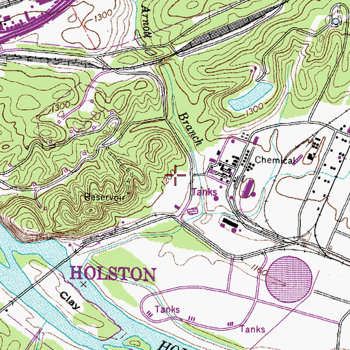 Topographic Map of Commissioner District 1, TN