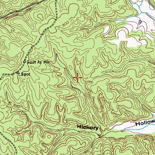 Topographic Map of Commissioner District 1, TN