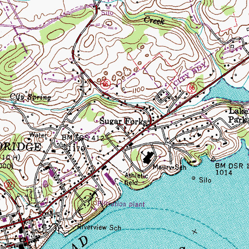 Topographic Map of Commissioner District 1, TN