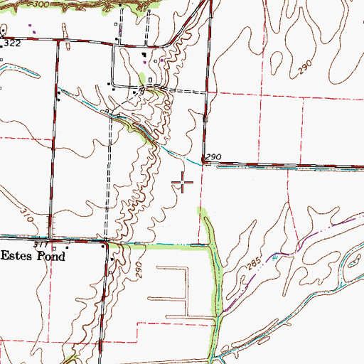 Topographic Map of Commissioner District 1, TN