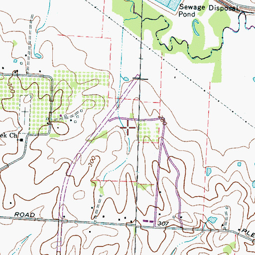 Topographic Map of Commissioner District 1, TN