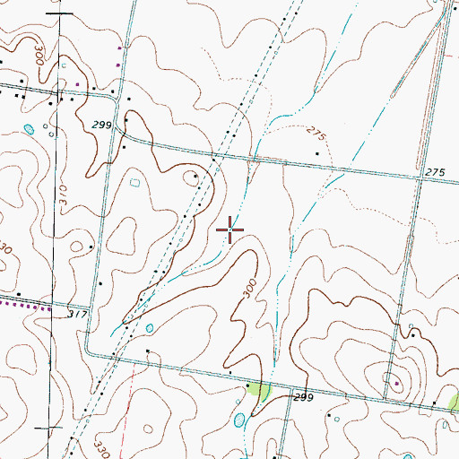 Topographic Map of Commissioner District 1, TN