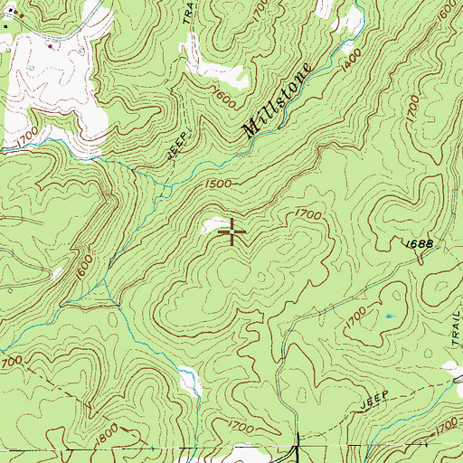 Topographic Map of Commissioner District 1, TN
