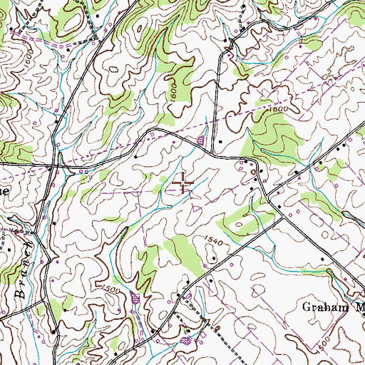 Topographic Map of Commissioner District 9, TN