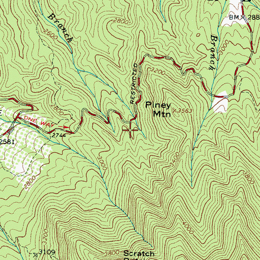 Topographic Map of Commissioner District 11, TN