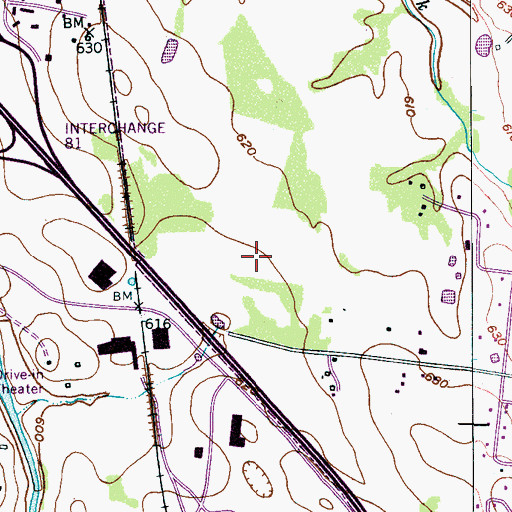 Topographic Map of Commissioner District 18, TN