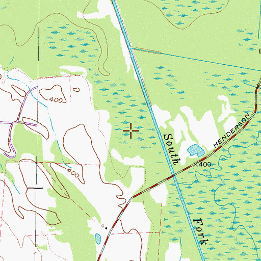 Topographic Map of Commissioner District 5, TN