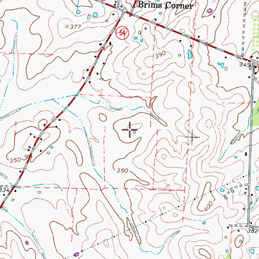 Topographic Map of Commissioner District 5, TN