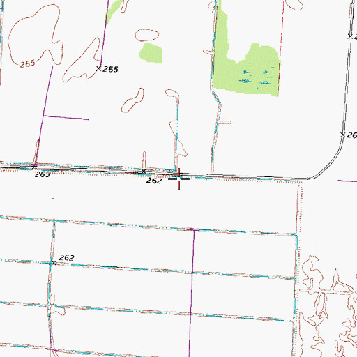 Topographic Map of Commissioner District 5, TN