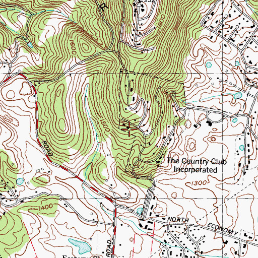 Topographic Map of Commissioner District 5, TN