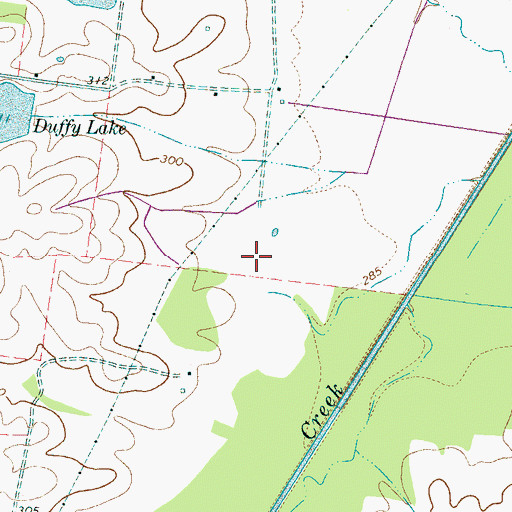 Topographic Map of Commissioner District 5, TN