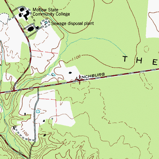 Topographic Map of Commissioner District 5, TN