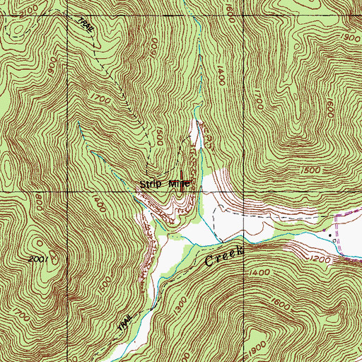 Topographic Map of Commissioner District 5, TN
