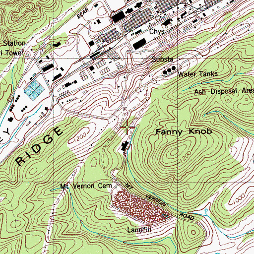 Topographic Map of Commissioner District 6, TN