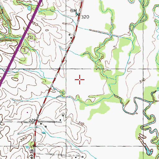 Topographic Map of Commissioner District 6, TN