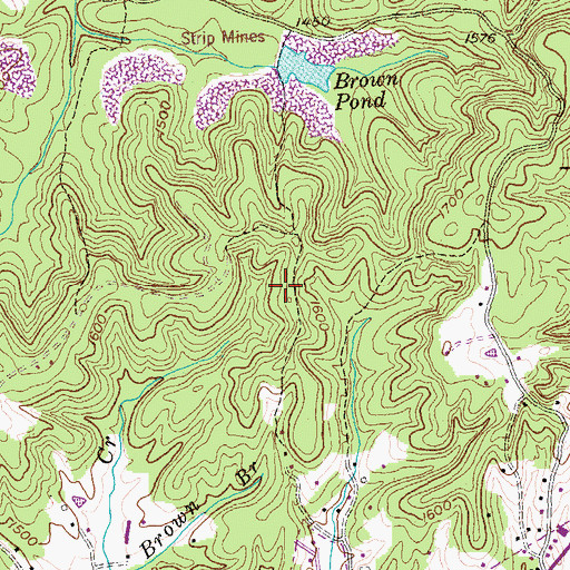 Topographic Map of Commissioner District 6, TN
