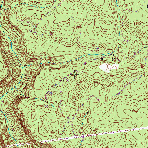 Topographic Map of Commissioner District 6, TN
