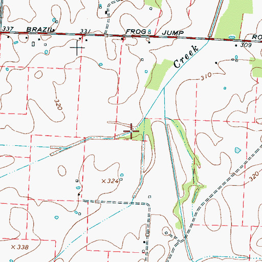 Topographic Map of Commissioner District 8, TN