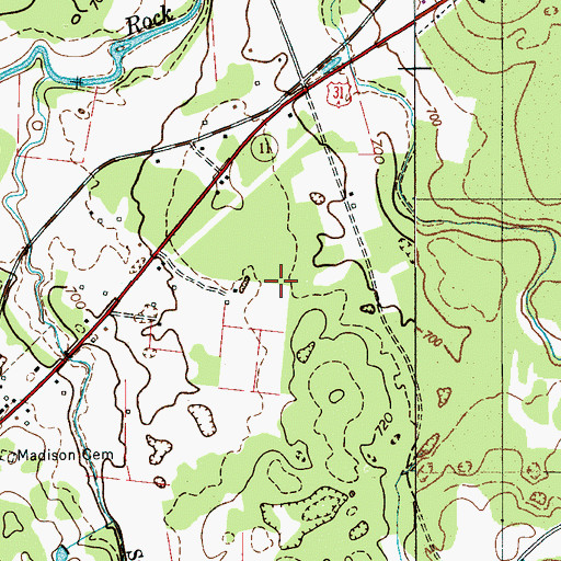 Topographic Map of Commissioner District 8, TN