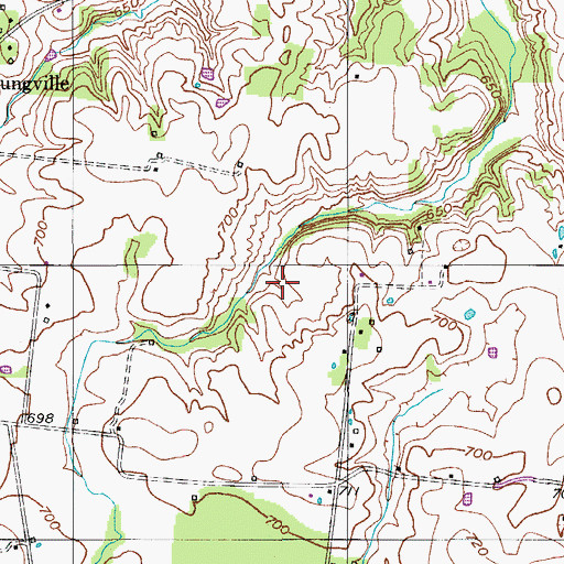 Topographic Map of Commissioner District 8, TN