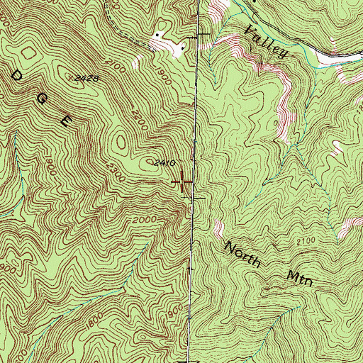 Topographic Map of Commissioner District 9, TN