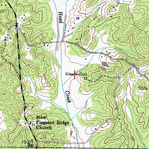 Topographic Map of Commissioner District 9, TN