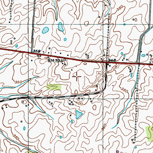 Topographic Map of Commissioner District 9, TN