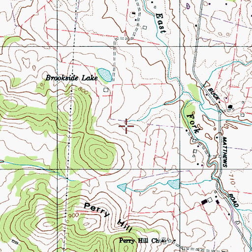 Topographic Map of Commissioner District 9, TN