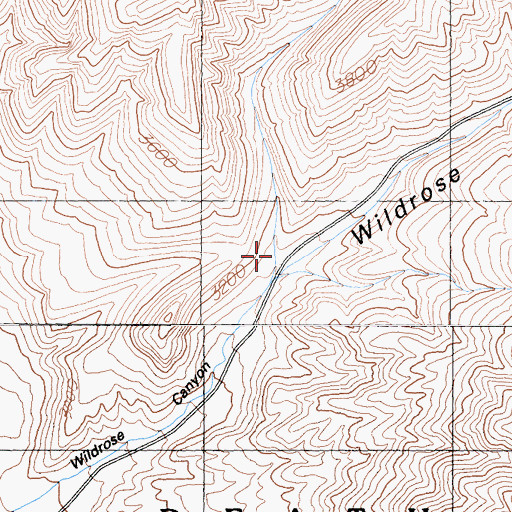 Topographic Map of Nemo Canyon, CA